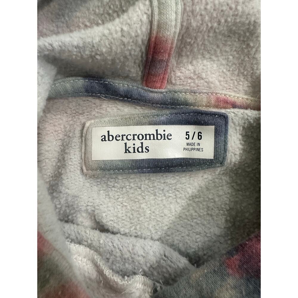Abercrombie & Fitch Kids Girls Hoodie Tie Dye Size 5/6 Kids - Picture 5 of 5